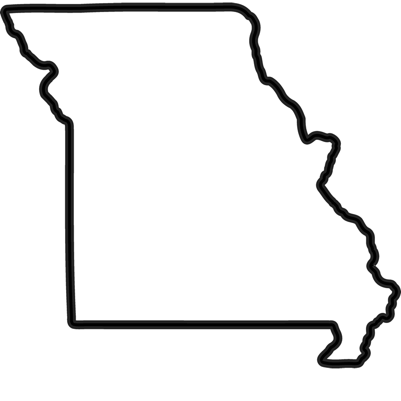 missouri outline clipart image